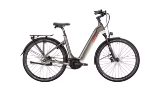 VICTORIA Manoc 3 - E-Bike Trekkingrad Damenrad- Quartz Grey - 625 Wh - Modell 25